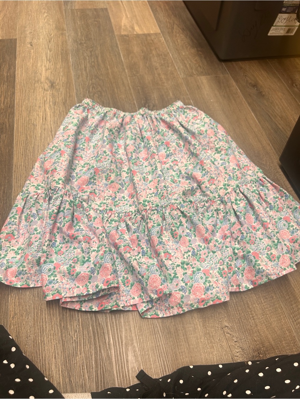Floral Tiered Maxi Skirt